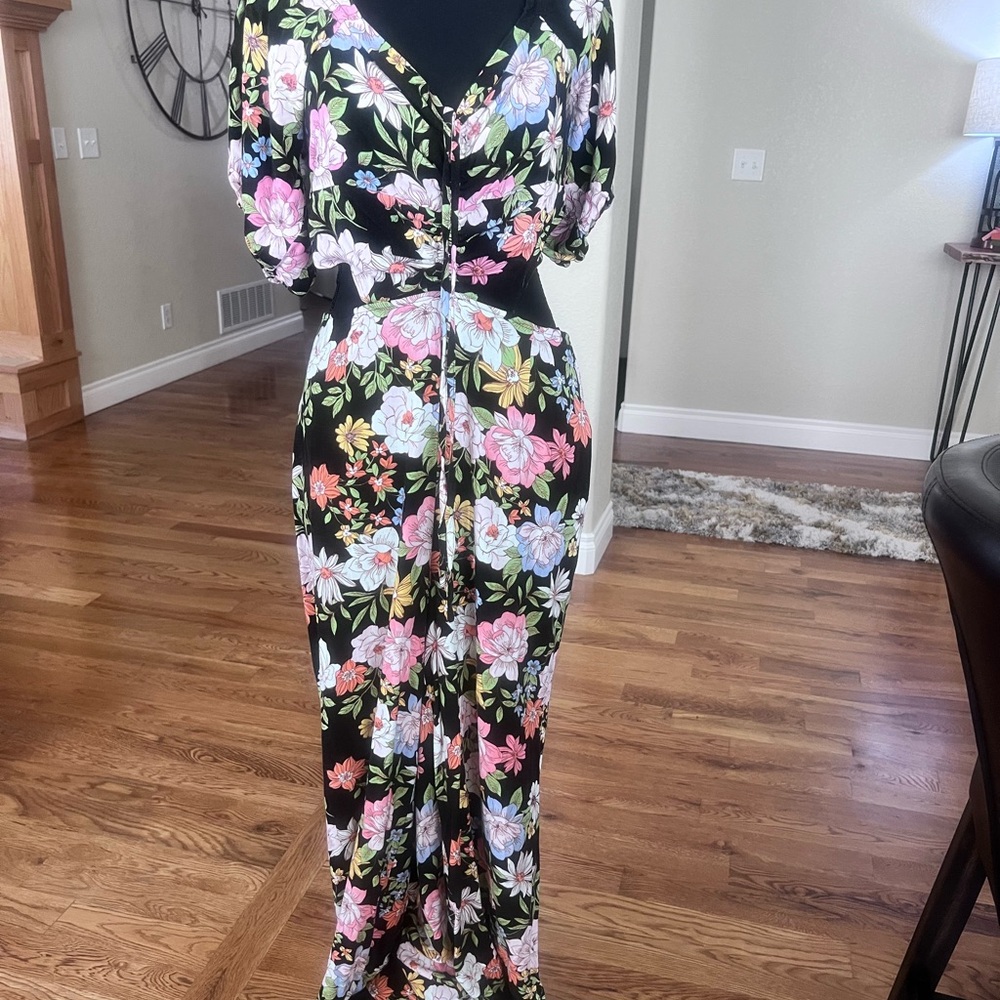 New Floral Black jumpsuit